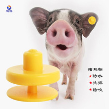 动物电子标签 猪牛羊耳标畜牧养殖跟踪射频识别溯源耳朵电子标签