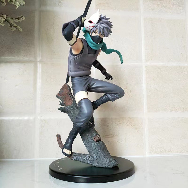 火影忍者手办疾风奔跑雷切暗部旗木卡卡西忍者手办模型公仔摆件