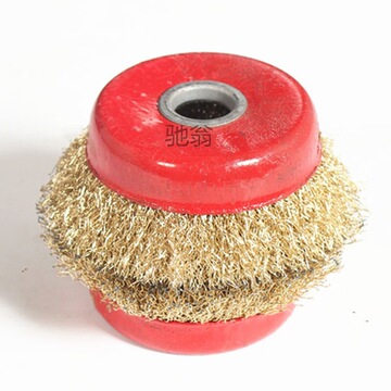 碗型钢丝轮金属除锈机用钢丝刷角磨机打磨扭丝轮100打磨轮手-阿里巴巴