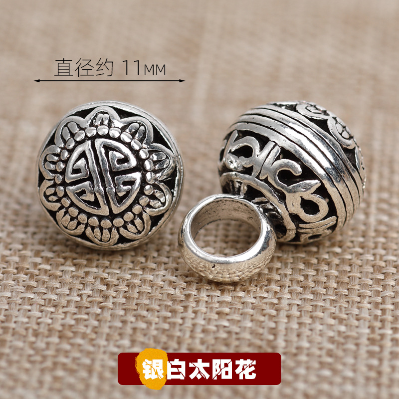 Hengmeihe Cheongsam Buckle Button Xiangyun Hollow Pattern Metal Hanging Buckle round Chinese Handmade Hanfu Button