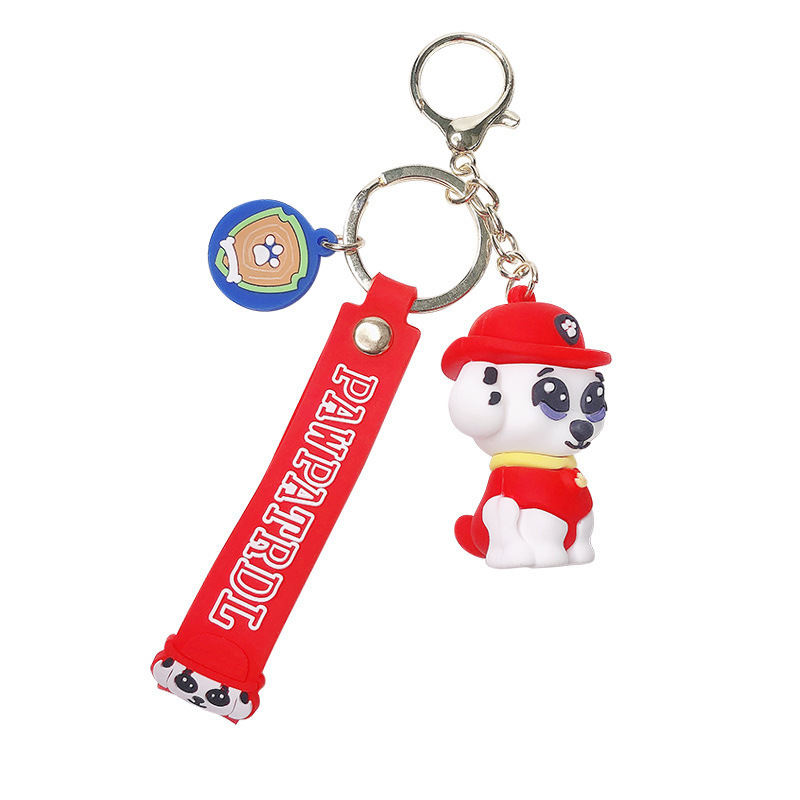 Creative Cartoon Paw Patrol Keychain Cute Puppy Cars and Bags Keychain Pendant Couple Ornaments Wholesale