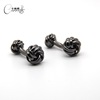 Swiss Jazz Double head Twist French Cufflinks man business affairs suit Sleeve nail Chinese knot black Cuff goods in stock Swiss Jazz Double head Twist French Cufflinks man business affairs suit Sleeve nail Chinese knot black Cuff goods in stock