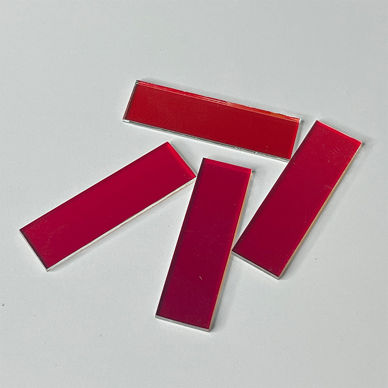 激光滤光片现货款传感器红色镜片 光学镀膜玻璃650窄带滤光片批发