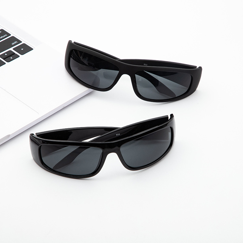 2021pc男款太阳眼镜新款方形个性全框架墨镜运动户外骑行护目镜