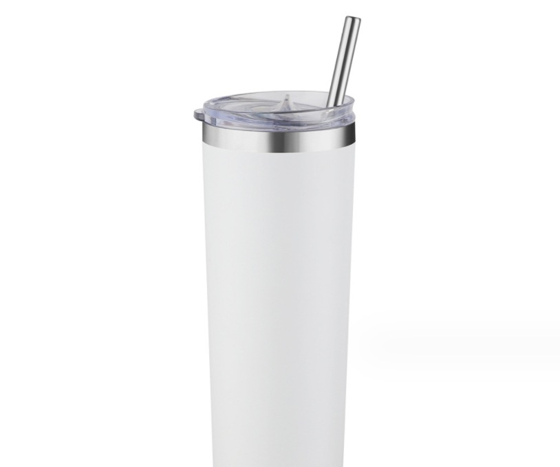 304 Stainless Steel Cup Cup with Straw