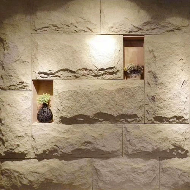 pu轻质文化石背景墙仿石皮别墅室内室外文化砖聚氨酯外墙仿古砖