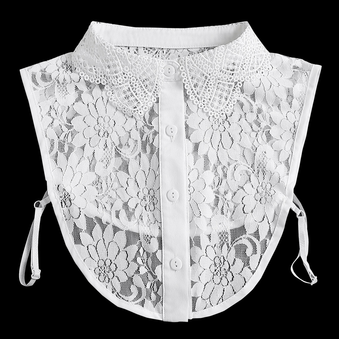 娃娃领蕾丝假领子女百搭假领春秋冬季毛衣装饰衬衫领子女衬衣衣领