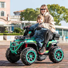 儿童电动越野车可坐双人宝宝自驾四驱带遥控小女孩玩具车充电汽车