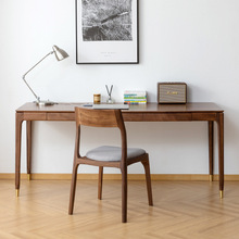 定制实木书桌办公桌学习桌写字桌橡木书桌胡桃木书桌樱桃木书桌