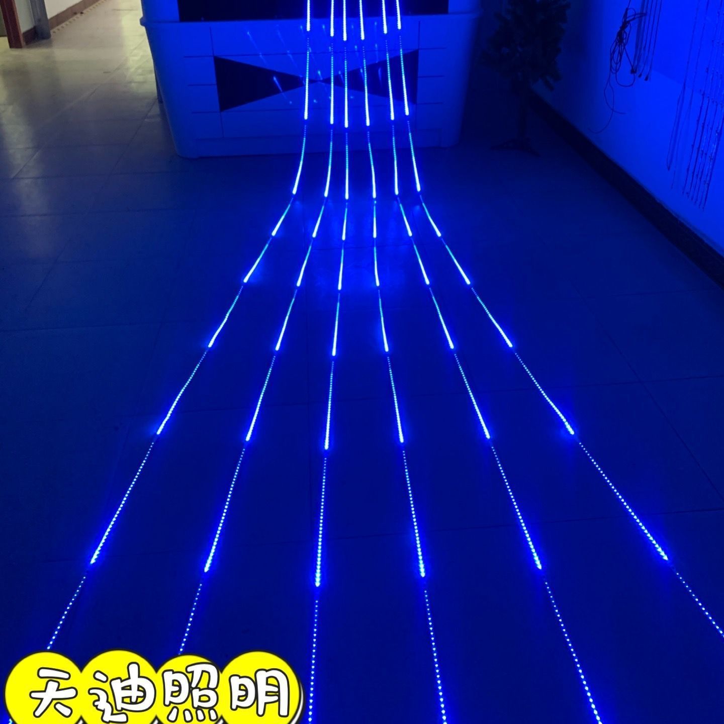 流水灯带流星雨楼道灯12伏软灯条跑马灯条追叠户外防水灯带婚庆灯