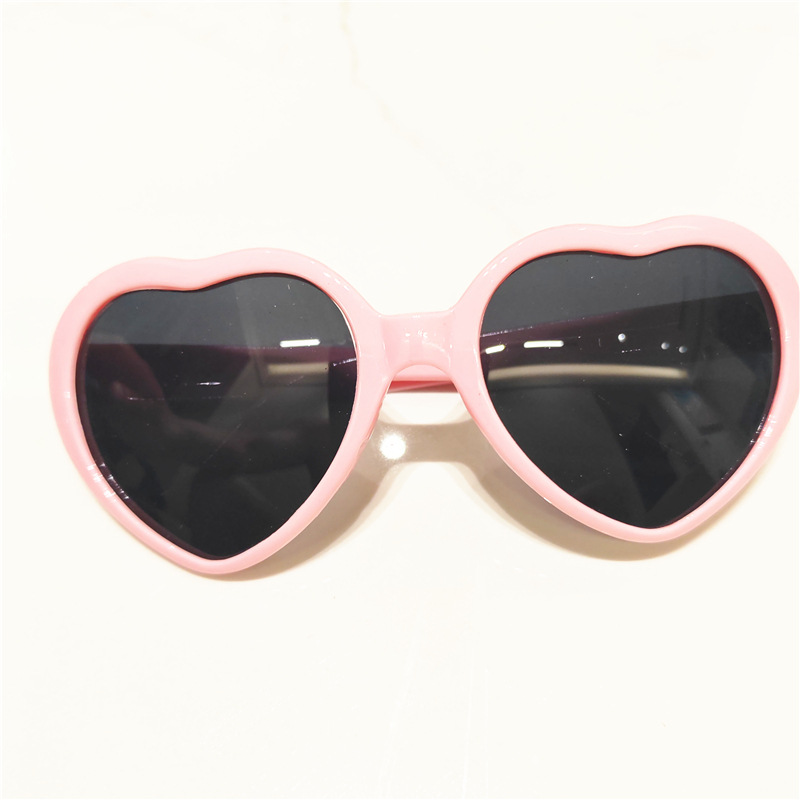 Factory Direct Sales Love Women's Sunglasses Fashion Peach Heart Sun Glasses Sunglasses European and American Tiktok Same Style