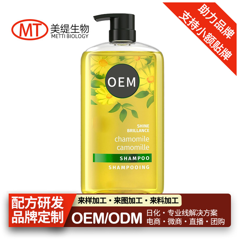 洋甘菊洗发水OEM贴牌代加工控油去屑洗头膏定制蓬松跨境 shampoo