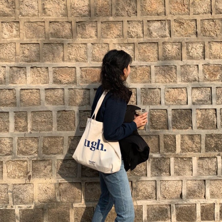 2024 New Ins Shoulder Mother and Daughter Canvas Bag Idle Style Canvas Bag Japanese Style Students Canvas Bag Canvas Bag Women's Crossbody