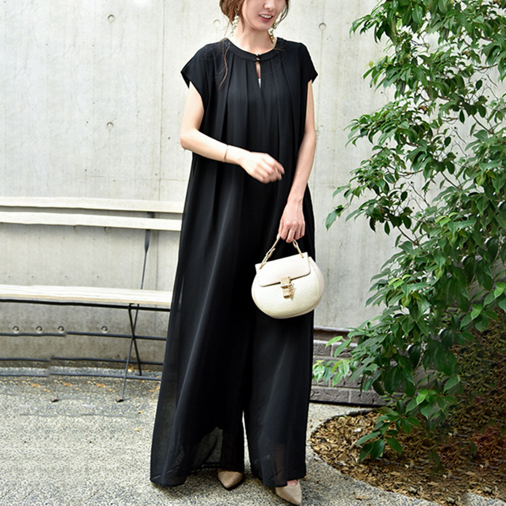 日韩雪纺衣长裙