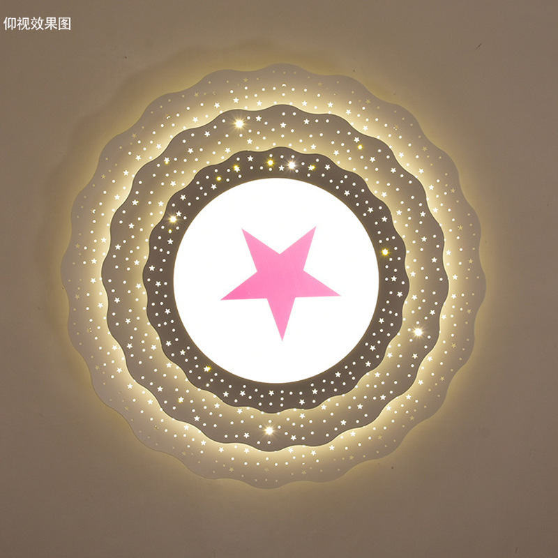 五角星吸顶灯大尺寸3米主灯大会堂党灯办公会议室人民圆形五星圆