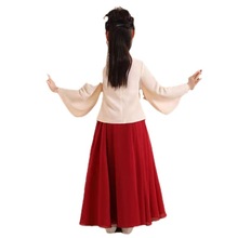 女童汉服儿童古装中国风拜年服新款仙女公主连衣襦裙唐套装