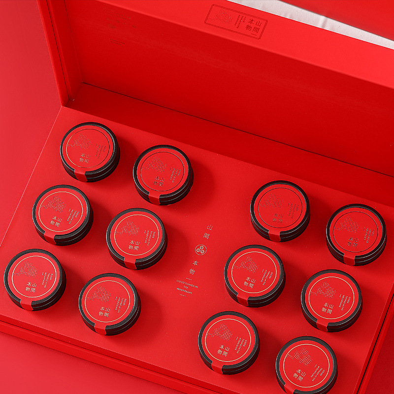 新款小罐茶礼盒包装空盒通版红茶碎银子枸杞小泡罐茶叶