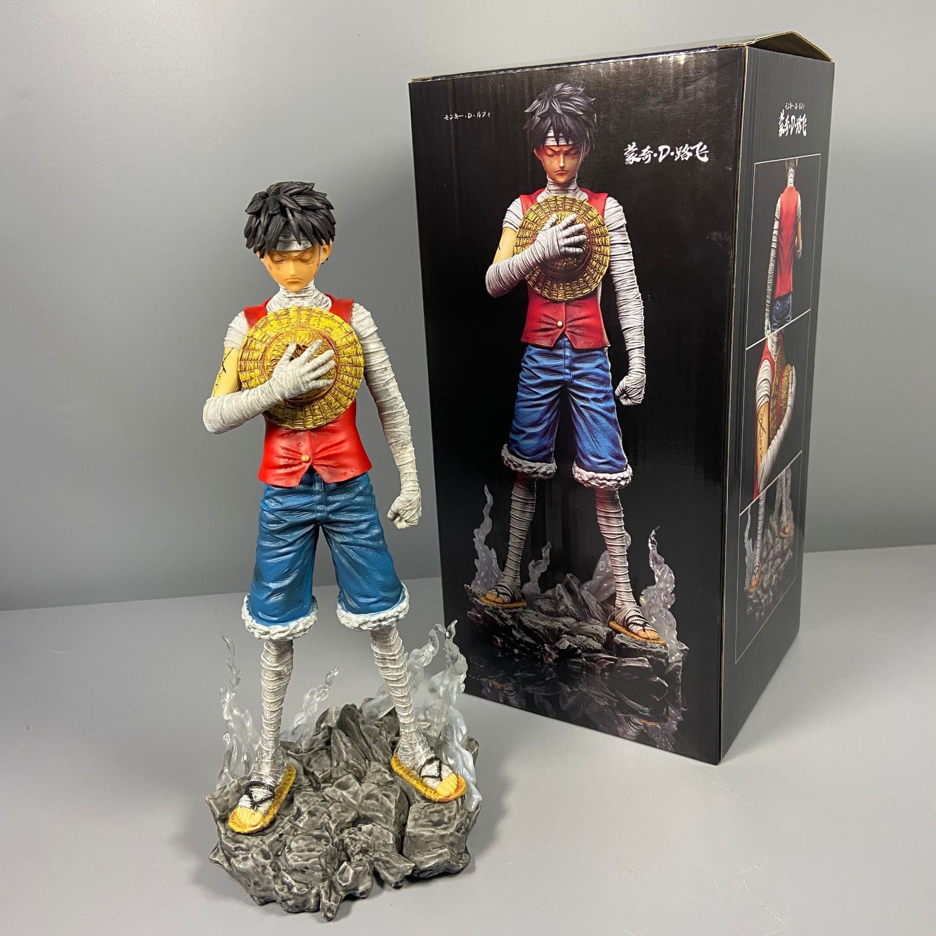 海贼绷带路飞带地台26cm限量gk系列手办雕像模型摆件-阿里巴巴