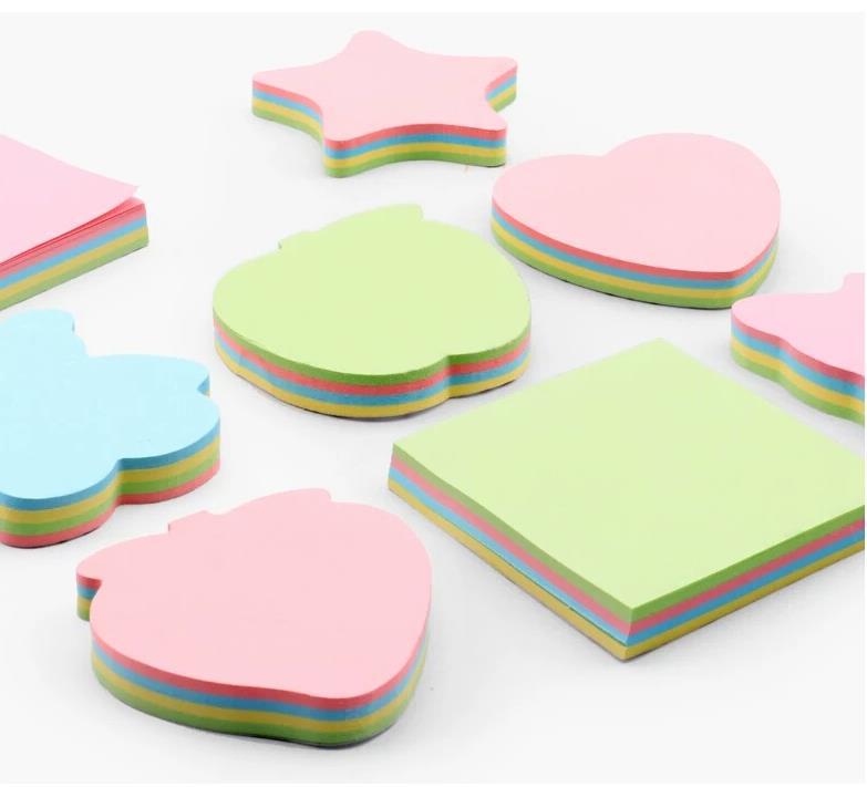 5本500张便利贴包邮韩国可爱创意便签纸本n次贴纸大便利贴