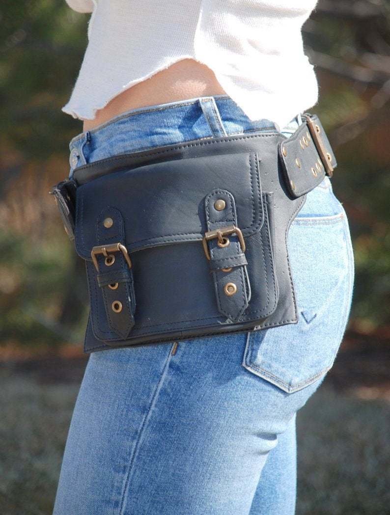 欧洲中世纪武士pu皮带扣方包腰包户外舞台剧表演cosplay摄影写真