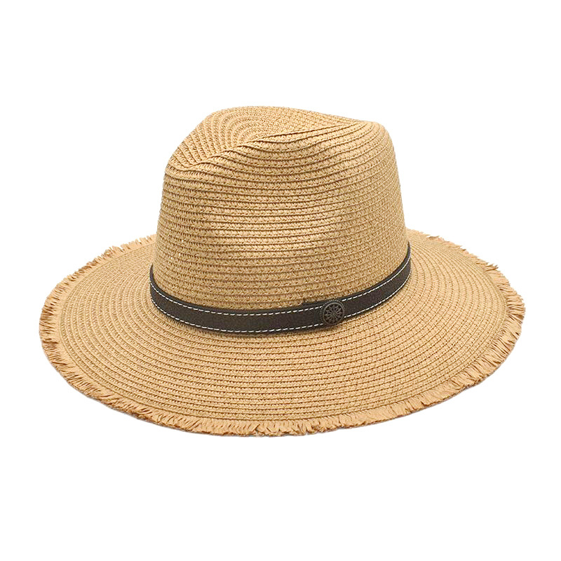 Women's Japanese and Korean Students Straw Sun Hat Amazon Men's Summer Outdoor Sun-Proof Straw Hat All-Matching Sun Hat Wholesale Tide