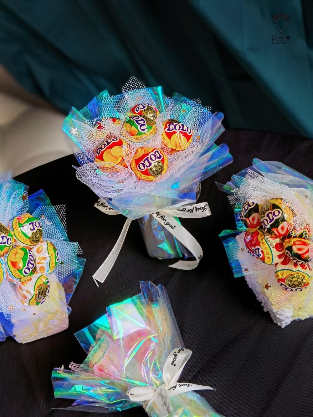 棒棒糖零食小花束diy材料包 mini迷你手工礼物儿童学生幼儿园节日