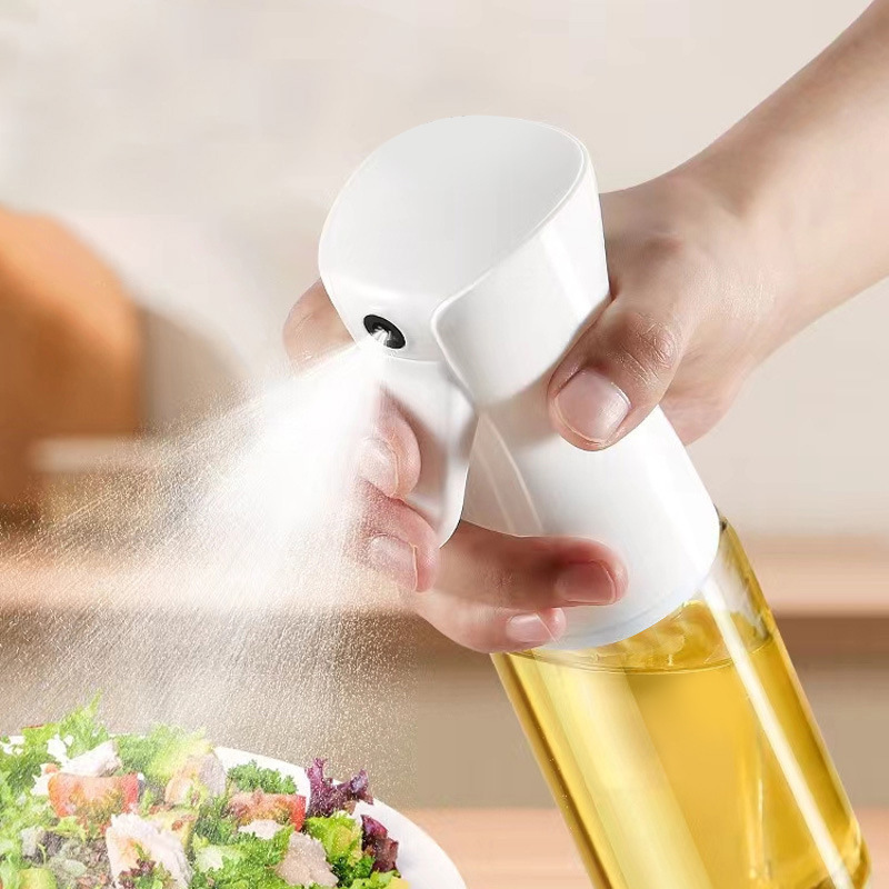 220ML玻璃喷油壶厨房家用油瓶橄榄油食用油喷雾瓶家用空气