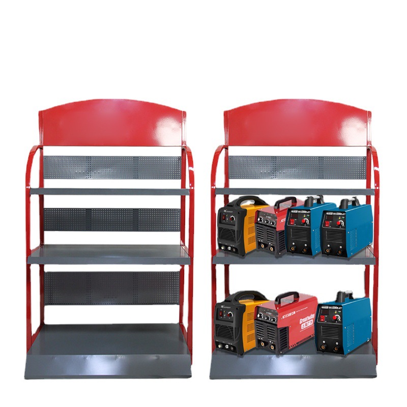 电焊机工具展示架 焊机展架 电动工具架 焊机货架 园林工具货架