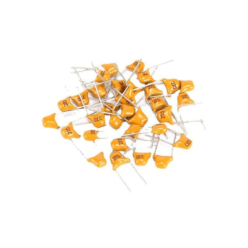 独石电容684m 50v 0.68uf 680nf ±20% 脚距5.08mm 多层陶瓷 ct4