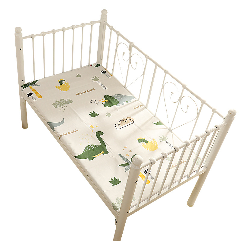 床单欧美幼儿园纯棉婴儿风夏季简约单双人无荧光剂婴幼儿新生儿童