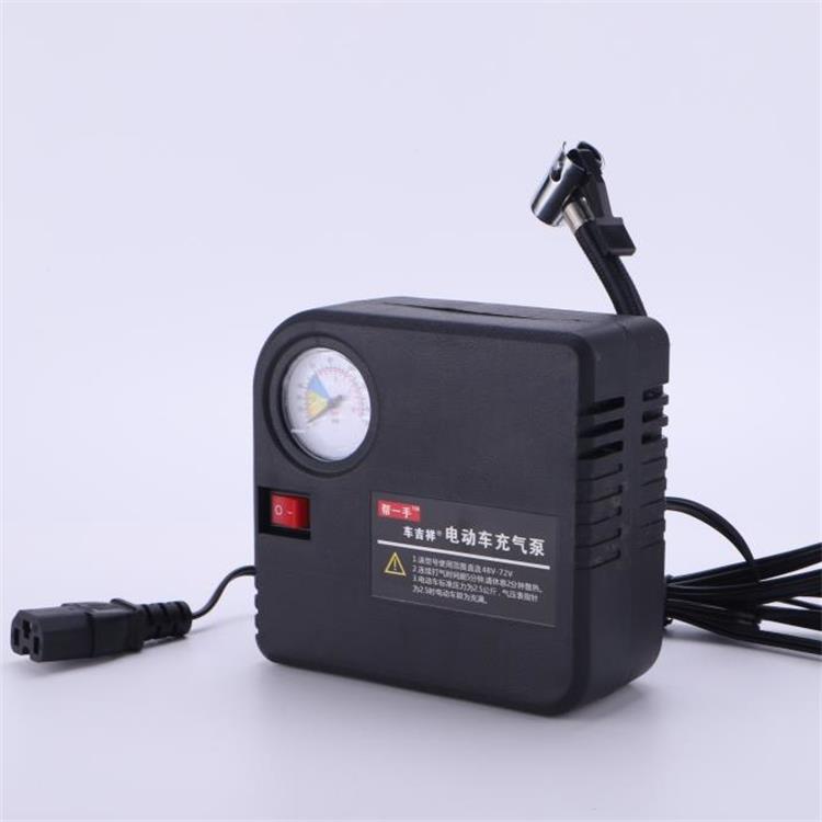 电动车充气泵48v60v72v 12v汽车摩托车便携式打气筒 批发