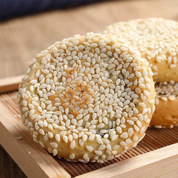 松子枣泥麻饼松子椒盐麻饼苏州特产苏式糕点苏州市杏花楼食品厂