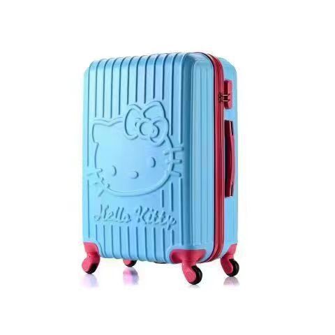 Korean Style Hello Kitty Ins Trendy Cute Luggage 20-Inch 24-Inch Trolley Female Student Trolley Case Universal Wheel Travel