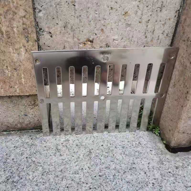 不锈钢清扫口楼顶墙角格栅方形地漏盖片下水道堵过滤网罩片渠闸片