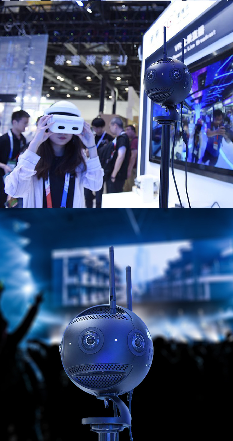 vr直播设备ar智能眼镜增强现实全景影像视频直播软件3d现场拍摄