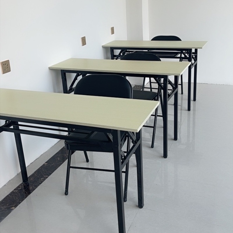 防疫桌临时登记桌电脑写字桌台式电脑桌家用长方形折叠桌卧室