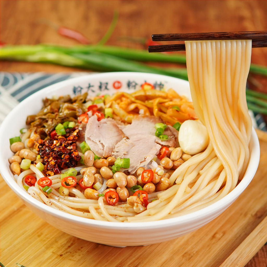 粉小帅 桂林米粉袋装 鲜湿米粉 速食免煮 可开水泡吃 特产 卤肉粉