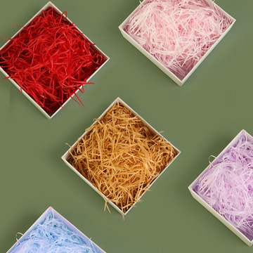 礼品包装袋填充内衬纸丝多色麻丝拉菲草创意圣诞礼物喜糖袋填充物