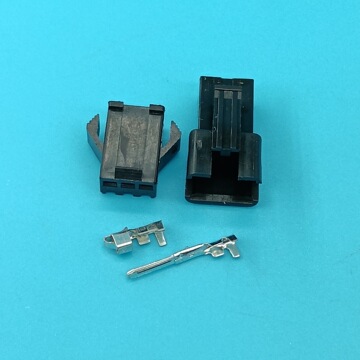 连接器玩具电池插头黑色公母对接插头接插件航模充电sm-3a/sm-3y