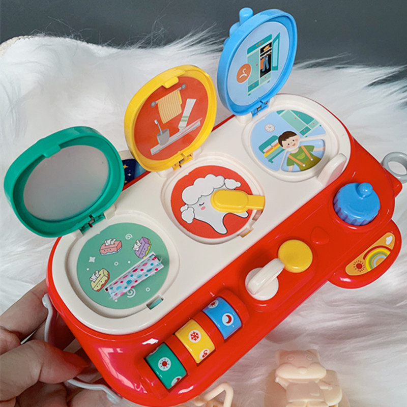 宝宝忙碌板儿童蒙氏早教智力开关玩具1-2岁6个月婴儿模拟精细动作