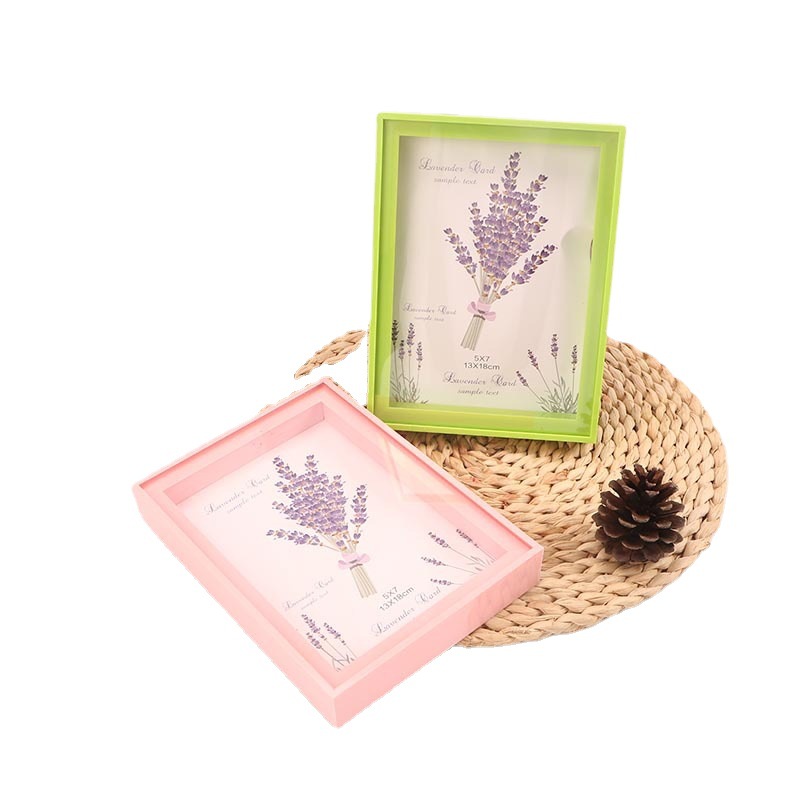 Plastic Hollow Photo Frame Diy Hollow 1.8cm Dried Flower Art Table-Top Picture Frame Wholesale Mounting Frame Spot