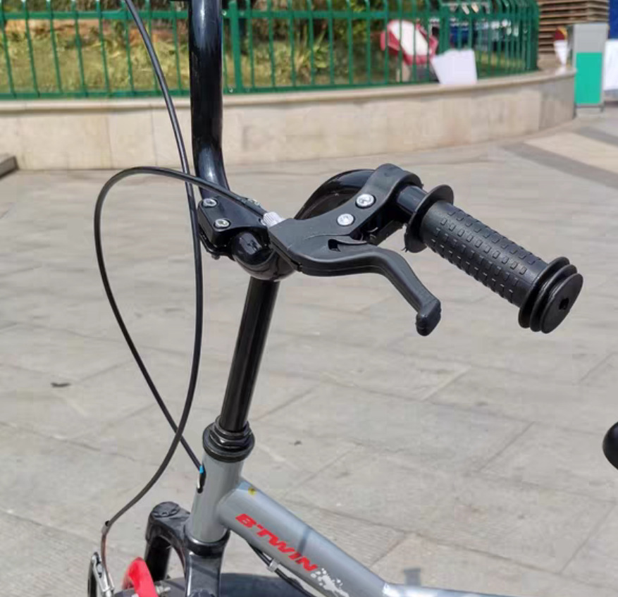 儿童自行车立管 黑色车把把立表演车平衡车公主横梁自行车配件