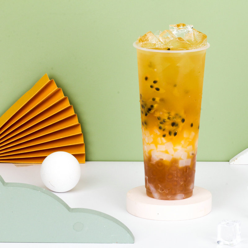 百香果汁950ml鲜榨百香果汁原浆奶茶店冷冻果汁果酱奶茶原料饮料