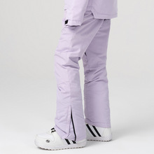 耐磨锐单保暖防水透气滑雪男女冬季岩背带裤双板新加厚雪情侣裤款