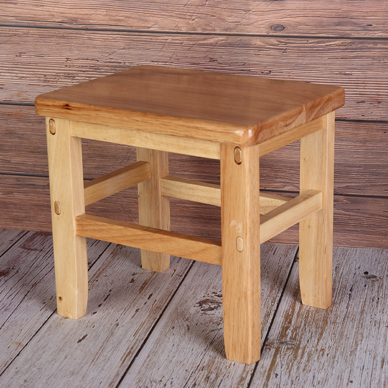 批发实木方凳实木凳餐厅学生儿童凳家居用品换鞋凳小板凳快餐凳子