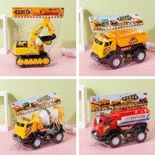儿童大号滑行工程车 年货地摊可翻斗工程车 个性塑胶儿童玩具车