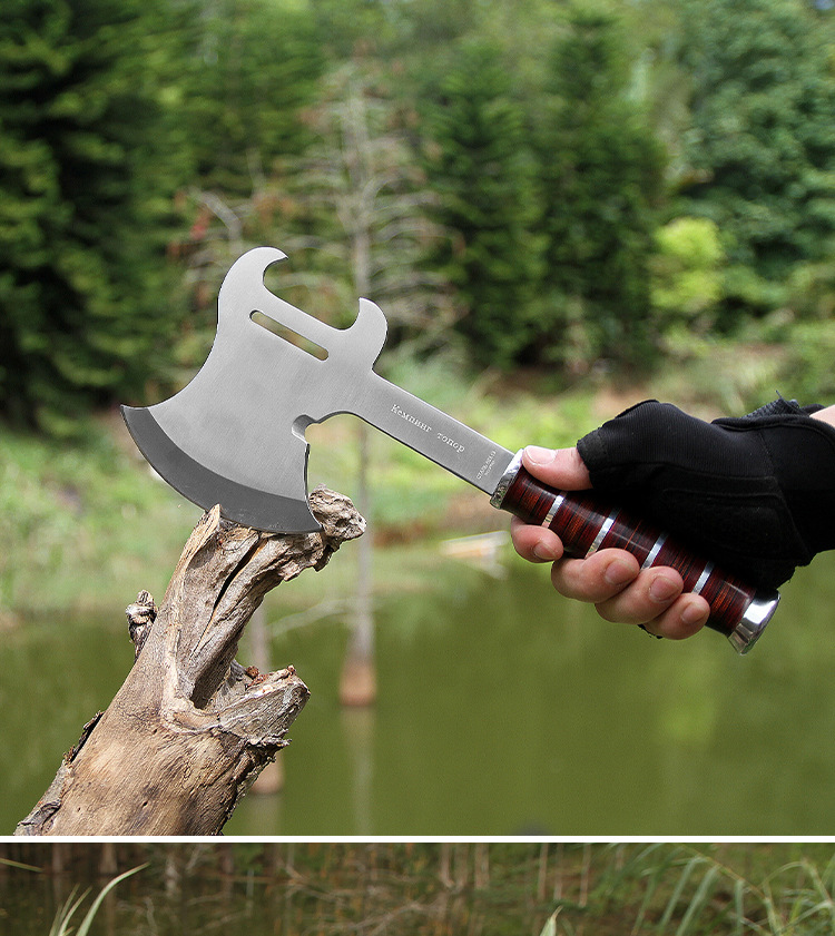 大号营地斧兵工斧战术斧消防斧手斧户外野外求生防身武器开山斧子