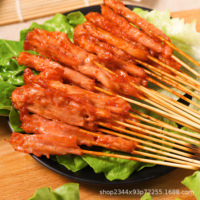 商用400串里脊小串铁板商用烧烤食材网红夺命肉串把把串鸡肉小串