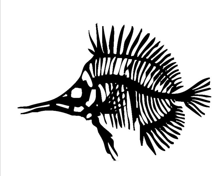 深圳厂家海洋鱼类金属挂件摆件剪影跨境电商外贸专供北美欧洲定制