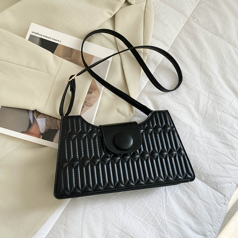 Bag 2022 Spring and Autumn New Fashion High Quality Crossbody Bag Women's All-Match Ins Shoulder Bag Oblique Simple Underarm Bag